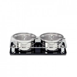  Zicco Çelik Kaseli Polikarbon Kapaklı Sosluk Reçellink Standı 17,5x33,5xH;8,5cm ZCP-666