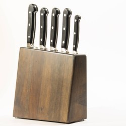 Classic Bloklu Bıçak Seti 5'li SİYAH - 49006