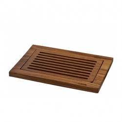 Lava Ahşap Ekmek Kesme Tahtası, Iroko Ağacı 26×40 cm