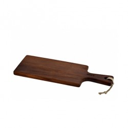Lava Ahşap Et ve Kesme Tahtası, Iroko Ağacı 16×46 cm