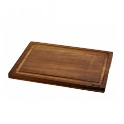 Lava Ahşap Et ve Kesme Tahtası, Iroko Ağacı 34×46 cm