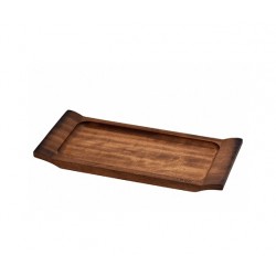 Lava Ahşap Servis Tepsisi, Iroko Ağacı 18×40 cm