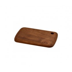 Lava Dikdörtgen Ahşap Kesme Tahtası, Iroko Ağacı 17×26 cm