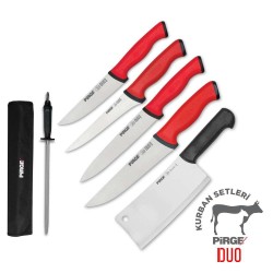Duo Profesyonel Kurban Bıçak Seti 6'li Çantalı - 35189