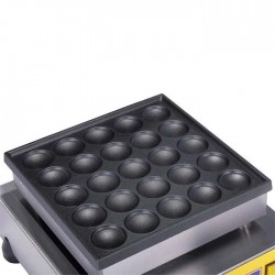 Yuvarlak Çiftli Bubble Pankek Makinası Elektrikli