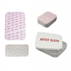 Alüminyum 750 Gr Kapak 100 Adetli