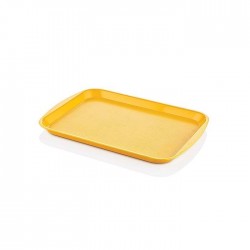 Plastik Servis Tepsi 20x30 cm Sarı