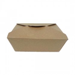 Yemek Kutusu Kraft 46 Oz 140x180x65 Mm 50 adetli