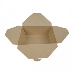 Yemek Kutusu Kraft 46 Oz 140x180x65 Mm 50 adetli