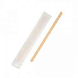 Karıştırıcı Tahta 11 cm Kağıt Sargılı