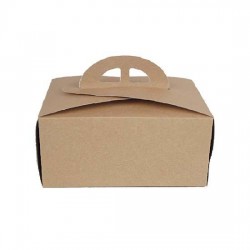 Kutu Turta 1 No Kare Saplı 21x21x11 Cm KRAFT 50 Adetli