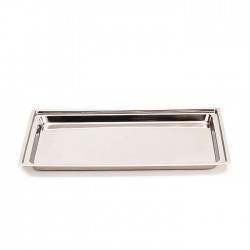 Çelik Teşhir Tepsi 18/10 44,5x29,5cm (304 Kalite) ZCP-266