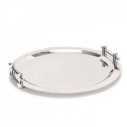 Çelik Teşhir Tepsi 18/10 Ø 50cm (304 Kalite) ZCP-075